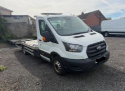 **(ONLY 57K MILEAGE)** 2022 FORD TRANSIT 350 LEADER ECOBLUE 2.0 DIESEL MANUAL CHASSIS CAB WHITE