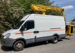 2010 IVECO 50C15 CHERRY PICKER VAN