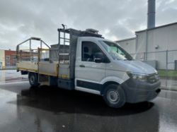 **(ONLY 99K MILEAGE)** 2022 VOLKSWAGEN CRAFTER 2.0 TDI 140 LWB TRAFFIC MANAGEMENT DROPSIDE