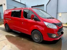 **(ONLY 102K MILEAGE)** 2015 FORD TRANSIT CUSTOM 290 LTD E-TECH L2H1 2198CC >>--NO VAT ON HAMMER--<<