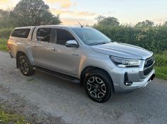 **(ONLY 81K MILEAGE)** 2021 TOYOTA HILUX INVINCIBLE D-4D 4WDDCB A 2.8 DIESEL PICK UP, SILVER