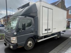 2019 MITSUBISHI FUSO CANTER 7C18 38 AUTO 20FT LONG FRIDGE FREEZER TRUCK (69 REG)