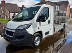 2021 PEUGEOT BOXER 335 140 HDI L2H1 11FT8 LONG ALLOY DROPSIDE PLANT TRUCK (71 REG)