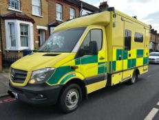 2017 MERCEDES-BENZ SPRINTER 519 CDI EX-AMBULANCE (17 REG)