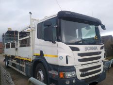 2013 SCANIA P230 4X2 9290CC DIESEL WHITE LORRY