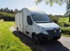 2017 RENAULT MASTER LL35 BUSINESS DCI 2.3 DIESEL MANUAL PLATFORM CAB WHITE