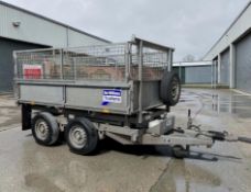 IFOR WILLIAMS TT85G TIPPER TRAILER – 8FT X 5FT >>--NO VAT ON HAMMER--<<