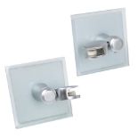 194X HAFELE MIRROR HOLDER (PAIR) MATT CHROME