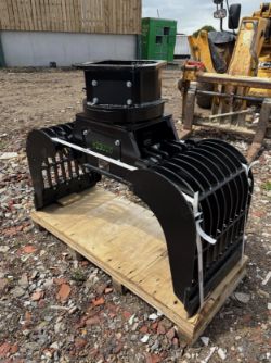 HANNER HG300D NEW ROTATING SELECTOR GRAB HYDRAULIC SUIT 5 TON EXCAVATOR