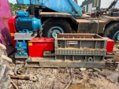 2018 RENTEC SHREDDER UNIT – INDUSTRIAL WASTE RECYCLING MACHINE