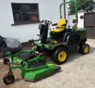 JOHN DEERE OUT FRONT DIESEL MOWER ROAD REGISTERED.
