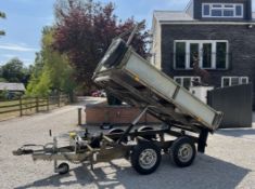 IFOR WILLIAMS TT85 8X5 ELECTRIC TIPPER TRAILER >>--NO VAT ON HAMMER--<<