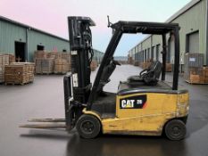 **(INCLUDES CHARGER)** 2017 CAT LIFT TRUCKS EP20PN – ELECTRIC FORKLIFT (4 WHEELS)