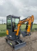 UNUSED 2026 1.3 CAPTOK CK13 TON MINI DIGGER RUBBER TRACKS FULL CAB CHOICE