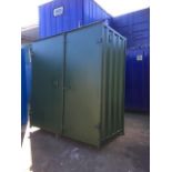 8FT X 4FT STEEL TOOL STORE – SECURE GARDEN & SITE STORAGE UNIT