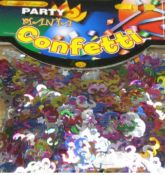 24 X FOIL TABLE PARTY CONFETTI-AGE 5