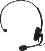 150 X BRAND NEW GENUINE OFFICIAL MICROSOFT XBOX 360 HEADSET & MIC WITH MUTE SWITCH