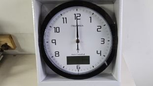 10 PC WALL CLOCL RADIO CONTROL