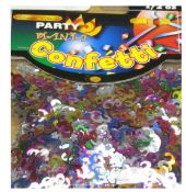 24 X FOIL TABLE PARTY CONFETTI-AGE 1 (24)