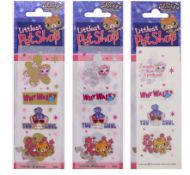 1000 X PET SHOP PRESSERS STICKERS RUB DOWN TRANSFERS