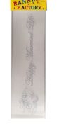 100 X HAPPY MARRIED LIFE BANNER WHITE