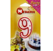 192 X BIRTHDAY CANDLE AGE 9TH