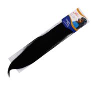 12 X HAIR EXTENSION BLACK COLOUR