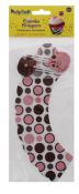 288 X PARTY CRAFT CUPCAKE WRAPPERS PINK RETRO