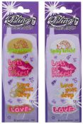 1000 X LOVE PRESSERS STICKERS RUB DOWN TRANSFERS
