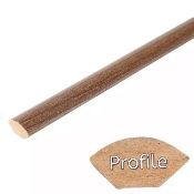 30 BXS (900 LENGTHS) LAMINATE FLOOR BEADING 12X12X2600MM SPLIT ACROSS 6 COLOURS.