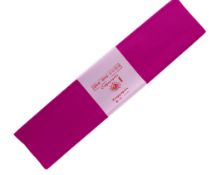 200 X CREPE PAPER PURPLE-CYCLAMEN -50X250CM