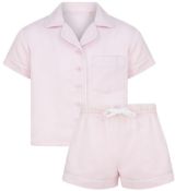 250 X PINK LADIES SATIN BRUSHED BACK SHORT PYJAMAS