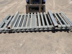 PAIR OF GALVANISED SITE YARD GATES