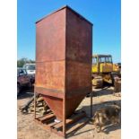 STEEL ANIMAL FEED BIN HOPPER – 2 TONNE