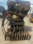 ROTATING SELECTOR GRAB EXCAVATOR ATTACHMENT – 90MM PINS