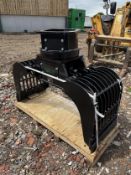 HANNER HG300D NEW ROTATING SELECTOR GRAB HYDRAULIC SUIT 5 TON EXCAVATOR