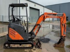 2015 HITACHI ZX17U-2 MINI EXCAVATOR / DIGGER