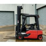 **(INCLUDES CHARGER)** 2014 LINDE E20PL-02 CAPACITY: 2000 KG