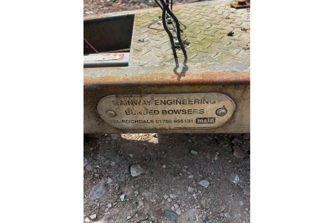 AINWAY ENGINEERING 3000L BUNDED TOWABLE FUEL BOWSER - Image 10 of 10