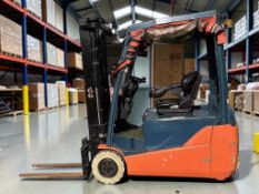 **(INCLUDES CHARGER)** 2013 TOYOTA 8FBET18 FORKLIFT