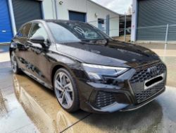 **(ONLY 32K MILEAGE)** 2024 AUDI A3 S LINE BLACK EDITION 1.5 TFSI PETROL >>--NO VAT ON HAMMER--<<
