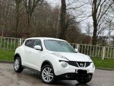**(ONLY 88K MILEAGE)** 2011 NISSAN JUKE ACENTA SPORT MANUAL DIESEL WHITE >>--NO VAT ON HAMMER--<<