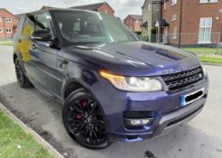 **(ONLY 89K MILEAGE)** 2016 LAND ROVER RANGE ROVER SPORT 3.0 SDV6 >>--NO VAT ON HAMMER--<<