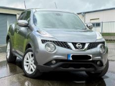 2017 NISSAN JUKE N-CONNECTA CVT 1.6 PETROL AUTOMATIC GREY SUV >>--NO VAT ON HAMMER--<<