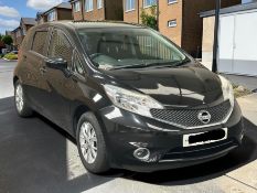 **(ONLY 91K MILEAGE)** 2015 NISSAN NOTE ACENTA 1.2 PETROL MANUAL MPV BLACK >>--NO VAT ON HAMMER--<<