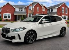 **(ONLY 99K MILEAGE)** 2021 BMW 118I M SPORT 1.5 PETROL SEMI AUTO WHITE >>--NO VAT ON HAMMER--<<