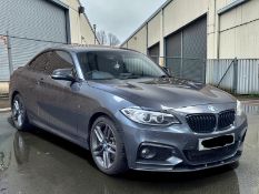 **(ONLY 96K MILEAGE)** 2015 BMW 220D M SPORT AUTOMATIC COUPE 1995CC >>--NO VAT ON HAMMER--<<