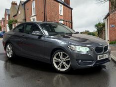 **(ONLY 119K MILEAGE)** 2016 BMW 218D SPORT 1995CC DIESEL MANUAL >>--NO VAT ON HAMMER--<<