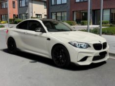 **(ONLY 48K MILEAGE)**2018 BMW M2 AUTO 2.9L PETROL COUPE IN WHITE >>--NO VAT ON HAMMER--<<