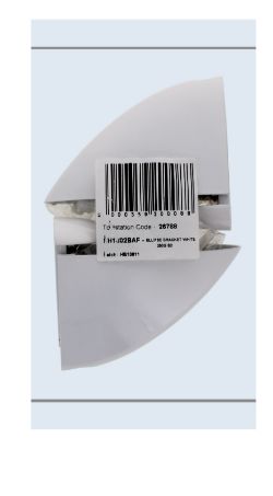 10X 2PK ELLIPSE BRACKET WHITE